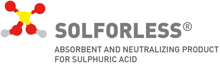 SOLFORLESS - ABSORBENT AND NEUTRALIZER FOR SULPHURIC ACID